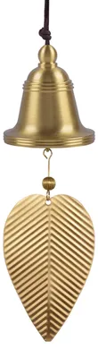 Produktbild von Vintage-Windspiel aus Messing, Hängedekoration, Gartenwindspiel, klassische antike Glocke für Weg, Garten, Hof, Terrasse