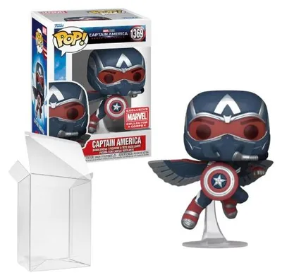 Produktbild von Funko Pop! Captain America: Brave New World – Captain America #1369 – Exklusiv bei Marvel Collector Corps