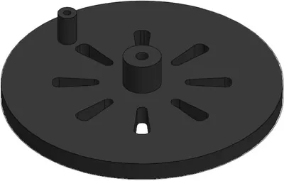 Produktbild von Runder Kaminrost/Ascherost Ø 220 x 15 mm für Austrofla Kaminöfen