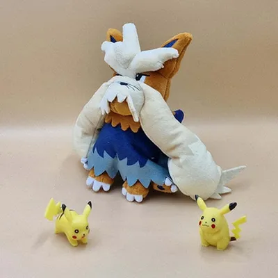 Produktbild von Pokemon Bissbark Kuscheltier - 15 cm Plüschtier Stoutland
