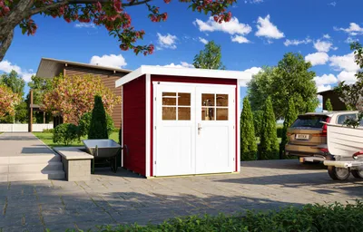 Produktbild von Blackmount 227 Gr.1, schwedenrot B x T x H 229 x 253 x 217