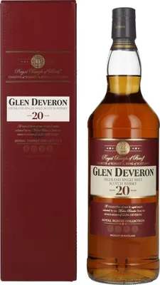 Image de Glen Deveron 20 Years Old Highland Single Malt 40% Vol. 1l en boîte cadeau