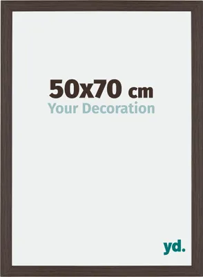 Produktbild von Bilderrahmen, 50x70 cm, Eiche Dunkel, MDF, Mura
