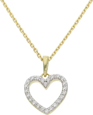 Produktbild von Herzanhänger 333 Gold Zirkonia JL16-02-0819 JuwelmaLux