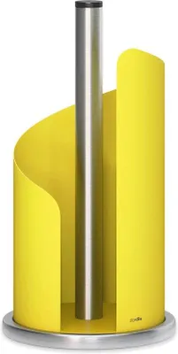 Produktbild von Famanu Küchenrollenhalter aus Edelstahl - Zitrongelb, Ø 15 cm