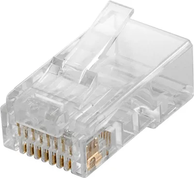 Produktbild von Goobay RJ45-Stecker, CAT 5e UTP ungeschirmt, für Rundkabel, RJ45-Stecker (8P8C)