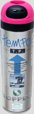Produktbild von Soppec Markierfarbe Tempo TP, Inhalt 500 ml, pink (Baustellenmarkierspray)
