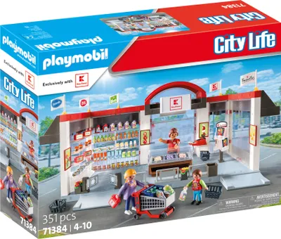 Produktbild von PLAYMOBIL Kaufland 71384 Supermarkt