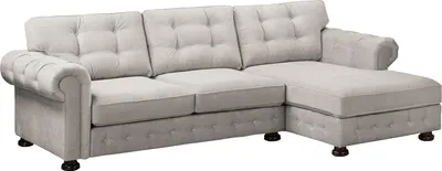 Produktbild von home24 Ecksofa mit Longchair - Microfaser