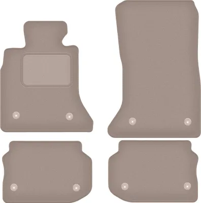 Produktbild von Velours-Autoteppiche für: BMW 5 F11 Kombi (Touring) (Klettverschluss) (2010-2013) Beige