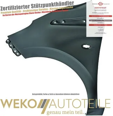 Produktbild von Kotflügel rechts DIEDERICHS 4212006 für PEUGEOT