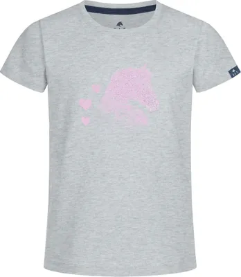 Produktbild von E.L.T T-Shirt Kinder Lucky Gabi Steingrau melange 116/122