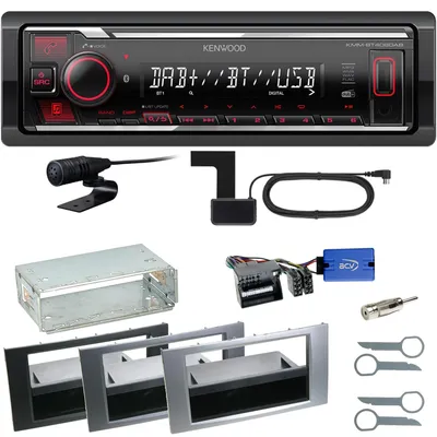 Produktbild von Kenwood KMM-BT408DAB Bluetooth DAB Einbauset für Ford Focus C-Max Fiesta Transit