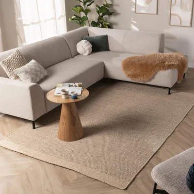Image de Volero - Tapis en laine - Bliss Beige/Marron - 80x150 cm