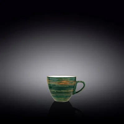 Produktbild von Wilmax Tasse 300 ml Grün Porzellan WL-669536/A