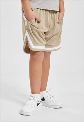 Obrázek produktu pro Dětské šortky Urban Classics Boys Stripes Mesh Shorts unionbeige - 134/140