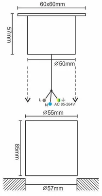 Obrázok produktu pre LED vonkajšie podlahové svietidlo 4W / IP67 GL511 / 2800K - LGL514S