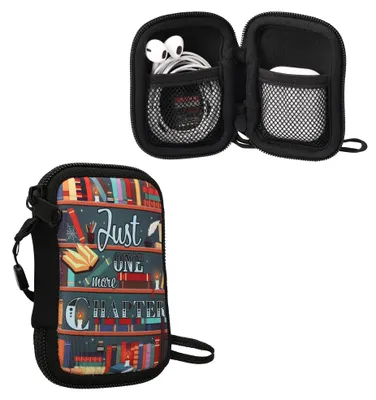 Produktbild von kwmobile In-Ear Kopfhörer Tasche kompatibel mit in-ear Headphones - Hülle Neopren Cover Case - 6 x 9 cm Innenmaße - Etui in Mehrfarbig