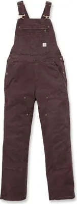 Produktbild von Carhartt Damen Latzhose bib overall Dunkelbraun XS