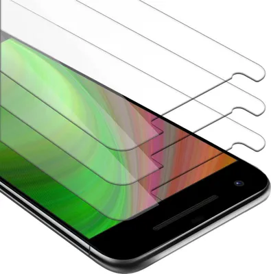 Produktbild von Cadorabo 3x Panzer Folie für Google Pixel 2 Schutzfolie in Transparent Folie Tempered Display-Schutzglas
