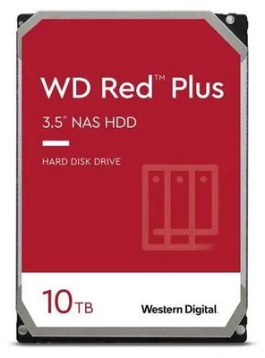 Zdjęcie produktu dla Western Digital - Red Plus WD100EFGX - Dysk twardy - 10 TB - 3.5 cala - 7200 obr./min
