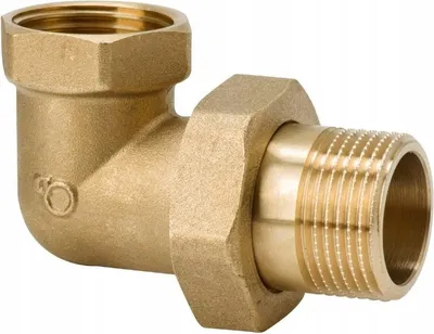Immagine prodotto di Raccordo a gomito in ottone di alta qualità 3/4'' a tenuta conica