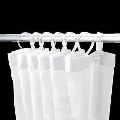 Image de Rideau de douche Delabie 1800x1800mm PVC blanc