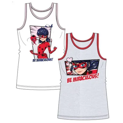 Produktbild von 2er Pack Miraculous Unterhemd für Mädchen 134/140