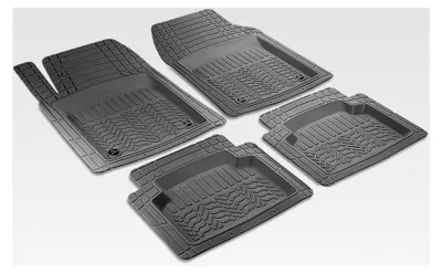 Produktbild von Gummi Fußmatten Set (4-teilig) für Ford Focus MK2 Turnier