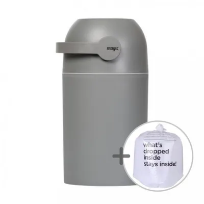 Produktbild von Magic used Windeleimer - graphite (für 25 Windeln) + Beutel