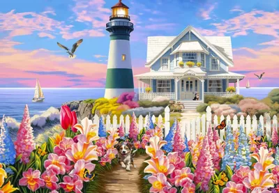 Zdjęcie produktu dla Puzzle Bluebird Niebo nad oceanem - 1000 elementów