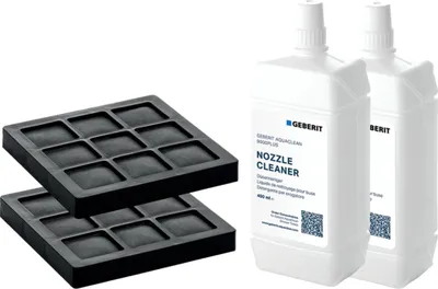 Image de Geberit  AquaClean kit de filtre et kit de nettoyage 2 pour système complet, 240.626.00.1