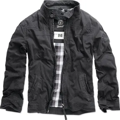 Produktbild von Brandit Übergangsjacke Herren Yellowstone schwarz Basics 100% Baumwolle S