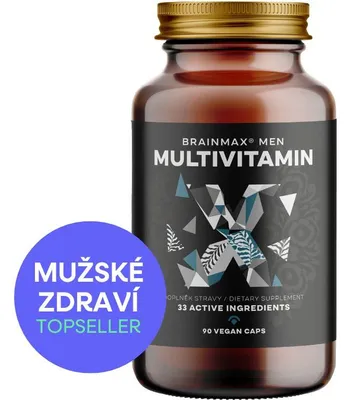 Zdjęcie produktu dla BrainMax Men Multivitamin, multiwitamina dla mężczyzn, 90 kapsułek roślinnych