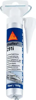 Produktbild von Sikaflex-291i, haftstarker Marine-Dichtstoff, 70 ml, weiß