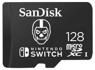 Productafbeelding van SanDisk® microSDXC™-kaart voor Nintendo Switch™, Fortnite®, 128 GB, UHS-I, 100 MB/s