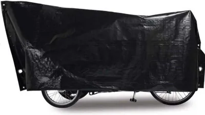 Cargo Bike Fahrradschutzhaube für Erwachsene - Schwarze Einheitsgröße
