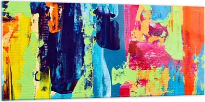Produktbild von Bilder auf glas - Abstraktion Design Grafik - 120x50cm - Glasbilder - Wandbilder - Kunstdruck - zum Aufhängen bereit - Wanddekoration aus Glas - Glas Bilder - Wandbild auf Glas - GAB120x50-3131