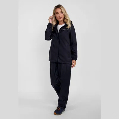 Produktbild von Minoti Regenhosen elastisch Schwarz Gr. 42 für Mädchen