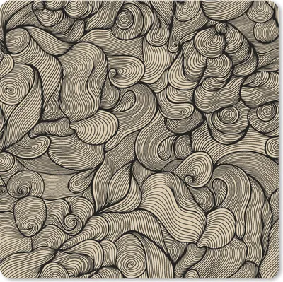Produktbild von MuchoWow® Mauspad Mousepad Abstrakt - Linie - Muster 30x30 cm - Mousepads - Maus Mat - Pad - Mausunterlage - Gaming
