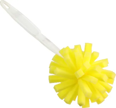 Produktbild von 2er Set Flaschenbürste Igel mit Schwamm, Durchmesser ca. 10 cm, Länge 28 cm,  Isolierkannenbürste mit Spülschwamm