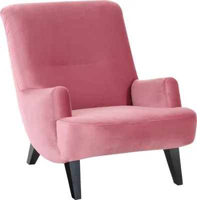 Produktbild von Max Winzer Sessel Brandford - Samtvelours rosé - Maße: 71 x 101 x 80 cm