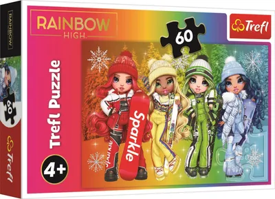Produktbild von TREFL Puzzle Rainbow High: Fröhliche Puppen 60 Teile