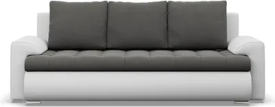 Produktbild von Sofa 3-Sitzer  mit Schlaffunktion Foresta, Dunkelgrau + Weiß
