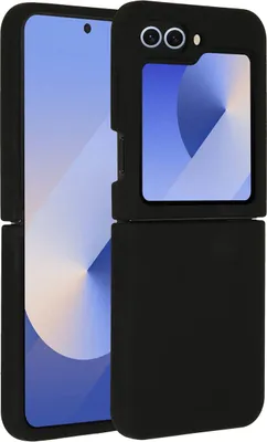 Image de Accezz Liquid Silicone Backcover pour le Samsung Galaxy Z Flip 6 - Noir