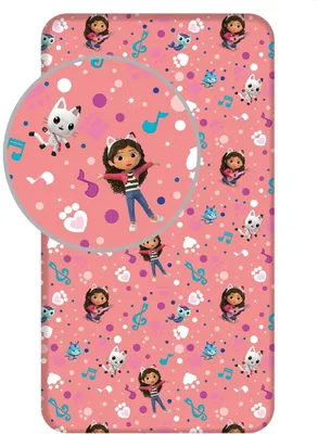 Zdjęcie produktu dla GabbyŽs Dollhouse przytulna pościel poliestrowa, 90x200 + 25 cm