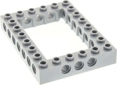 Obrázok produktu pre 1x Lego Technic stavebnica 6x8 svetlosivý perforovaný nosník 1680 40345 32532