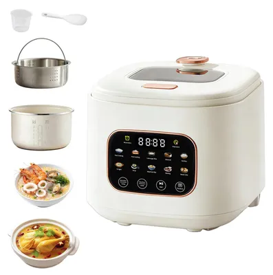 Reiskocher 3 l, zuckerarm, 650 W, 10 Funktionen, Timer