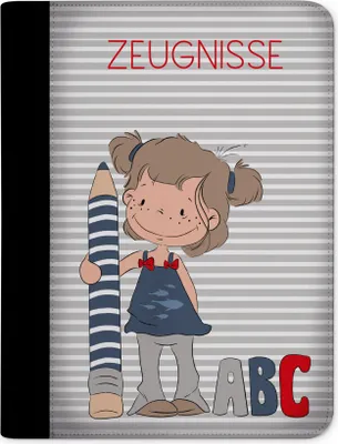 Produktbild von Kinder Zeugnismappe, Zeugnis Ordner A4, Mädchen