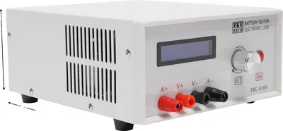 Obrázek produktu pro Tester kapacity baterií, LCD displej, 4vodičové připojení, černý